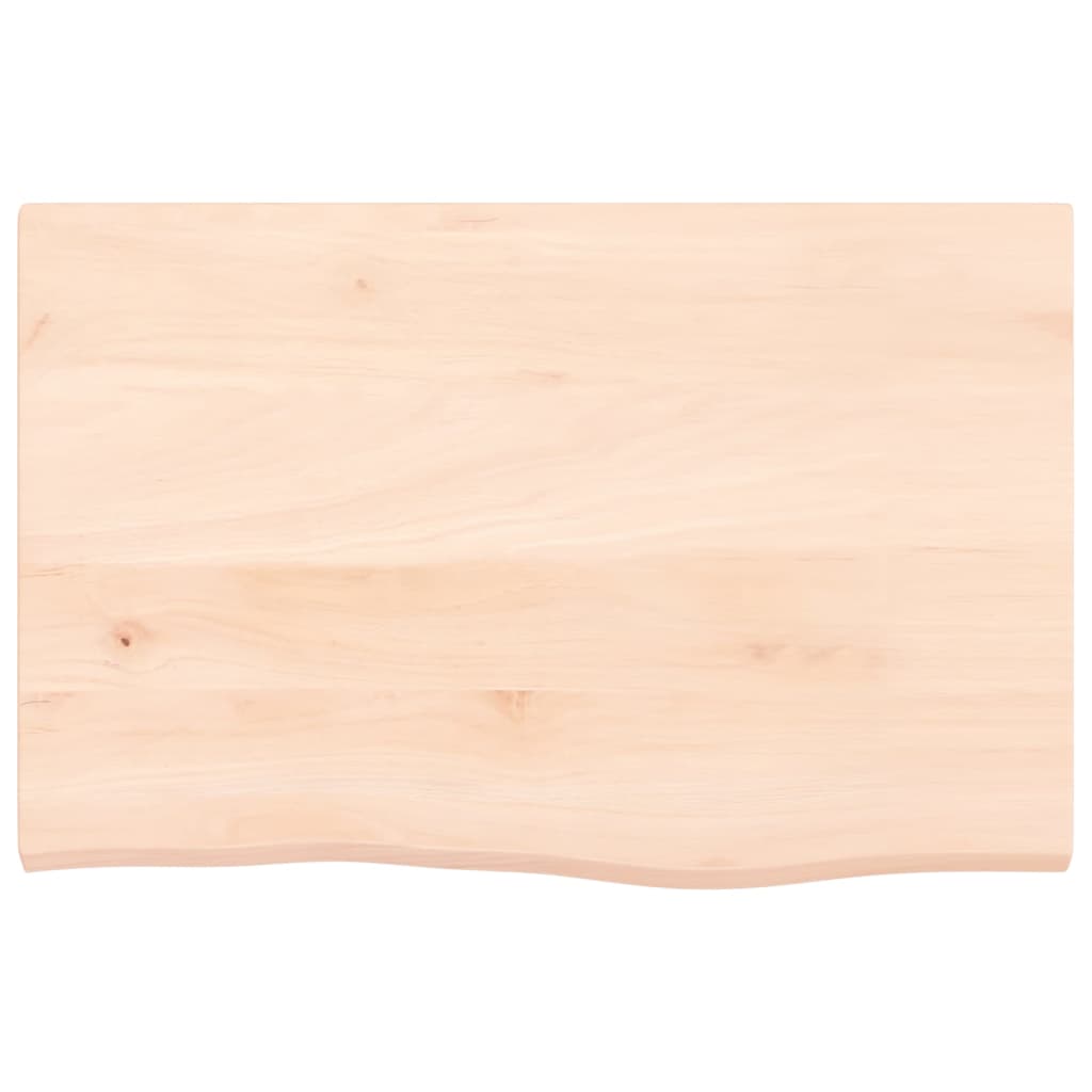 Wall Shelf 60x40x2 cm Untreated Solid Wood Oak