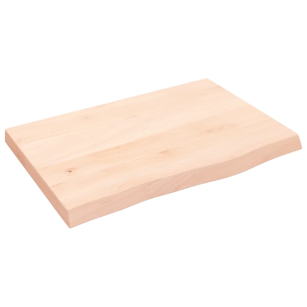 Wall Shelf 60x40x(2-4) cm Untreated Solid Wood Oak