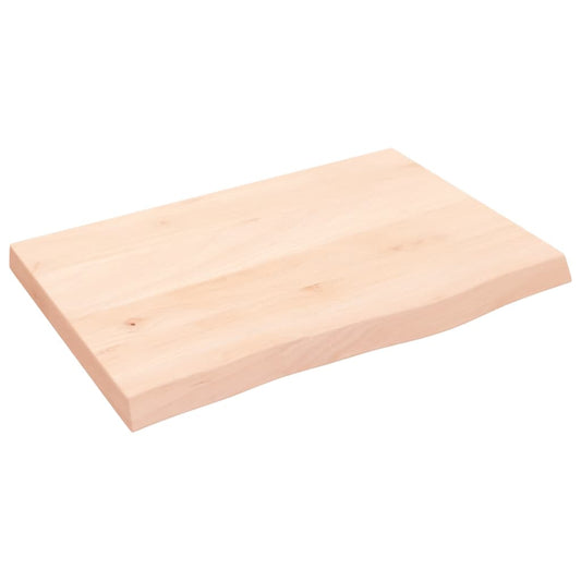 Wall Shelf 60x40x(2-4) cm Untreated Solid Wood Oak