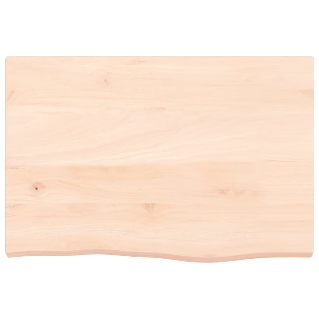 Wall Shelf 60x40x(2-4) cm Untreated Solid Wood Oak