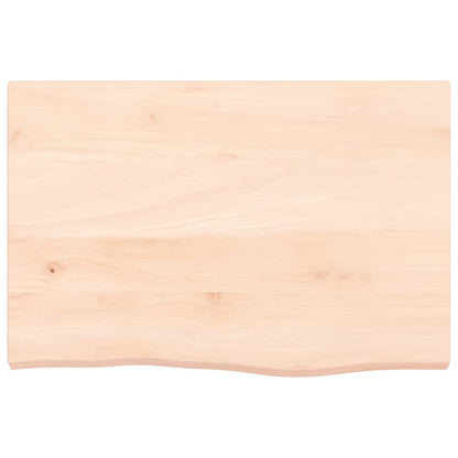 Wall Shelf 60x40x(2-4) cm Untreated Solid Wood Oak