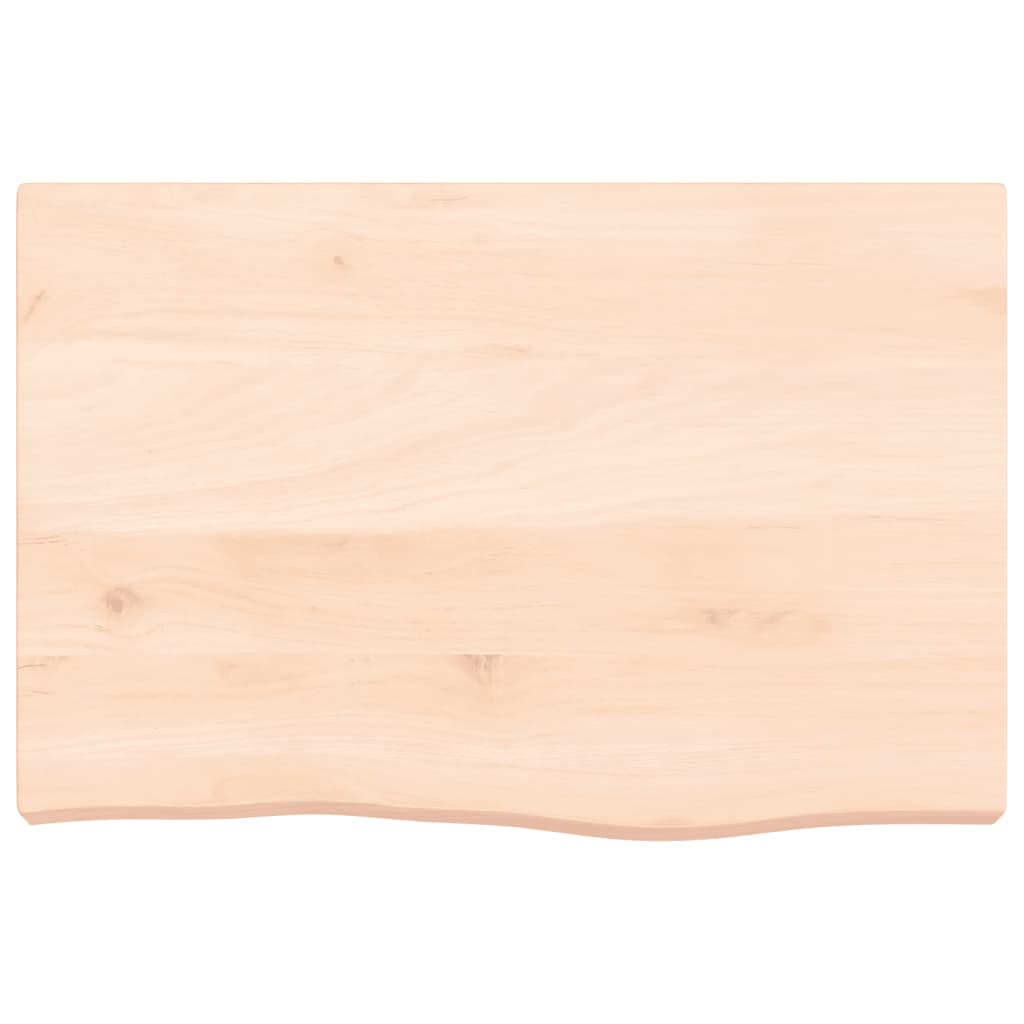 Wall Shelf 60x40x(2-6) cm Untreated Solid Wood Oak