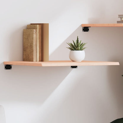 Wall Shelf 60x50x2 cm Untreated Solid Wood Oak