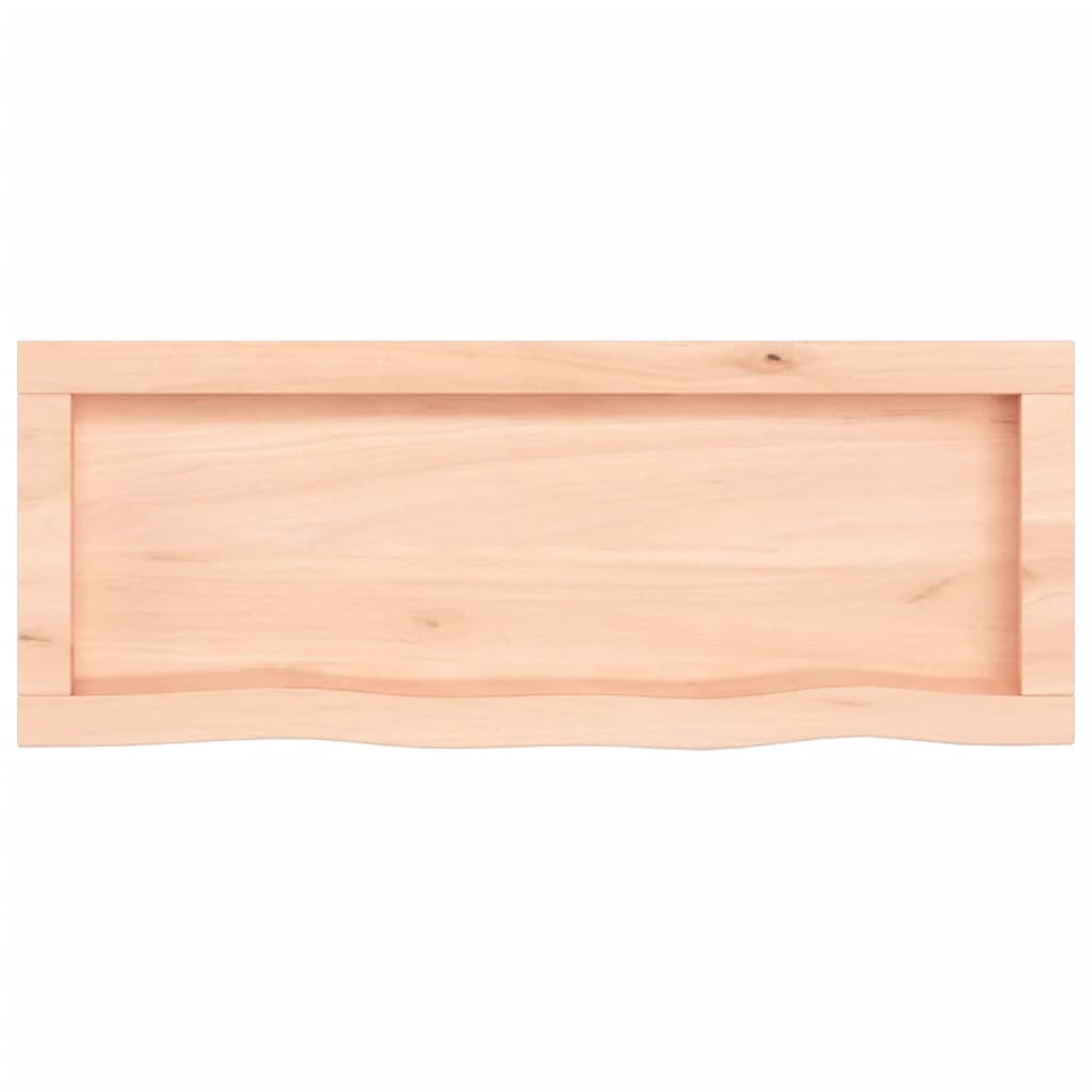 Wall Shelf 80x30x(2-4) cm Untreated Solid Wood Oak