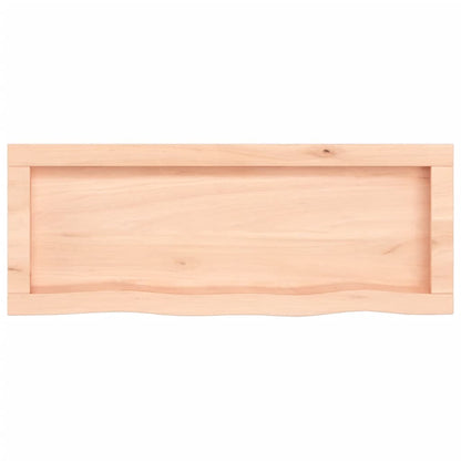 Wall Shelf 80x30x(2-4) cm Untreated Solid Wood Oak