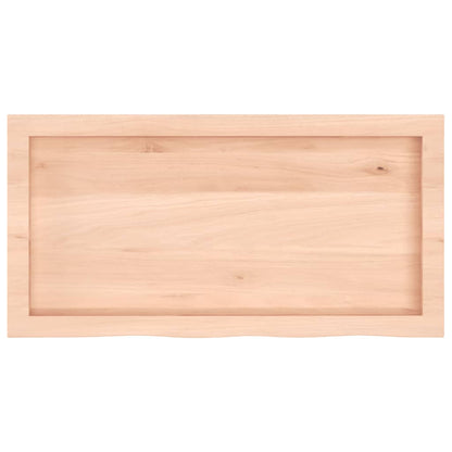 Wall Shelf 80x40x(2-6) cm Untreated Solid Wood Oak