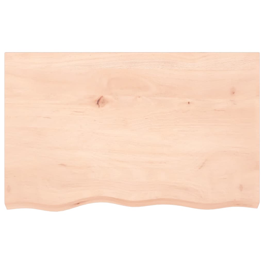 Wall Shelf 80x50x(2-6) cm Untreated Solid Wood Oak