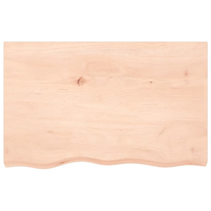Wall Shelf 80x50x(2-6) cm Untreated Solid Wood Oak
