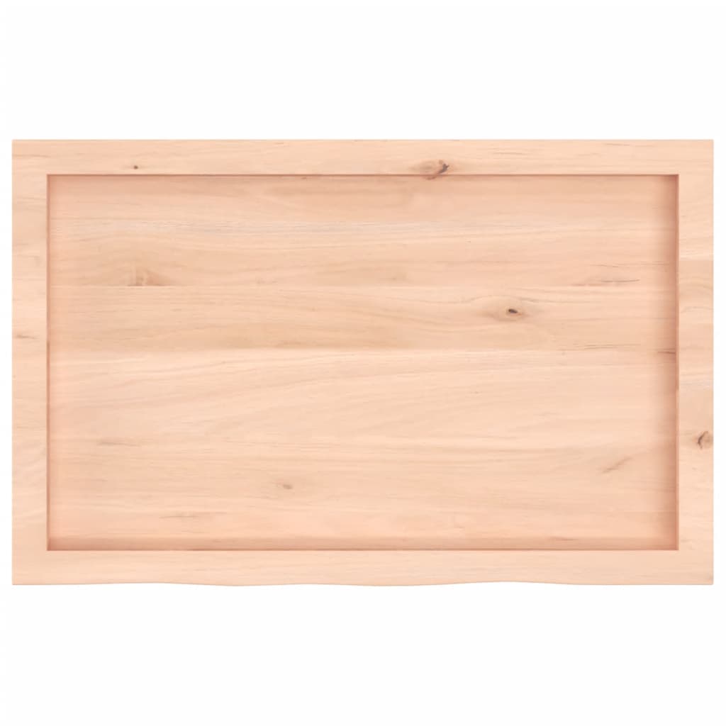 Wall Shelf 80x50x(2-6) cm Untreated Solid Wood Oak