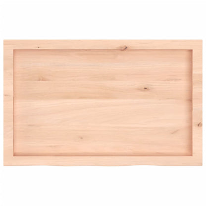 Wall Shelf 80x50x(2-6) cm Untreated Solid Wood Oak