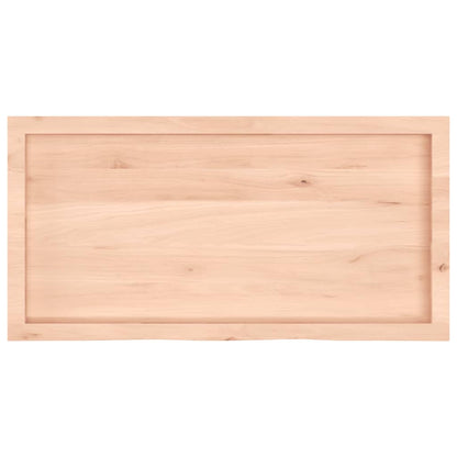 Wall Shelf 100x50x(2-6) cm Untreated Solid Wood Oak