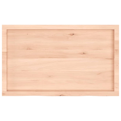 Wall Shelf 100x60x(2-4) cm Untreated Solid Wood Oak