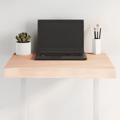 Table Top 60x60x(2-6) cm Untreated Solid Wood Live Edge