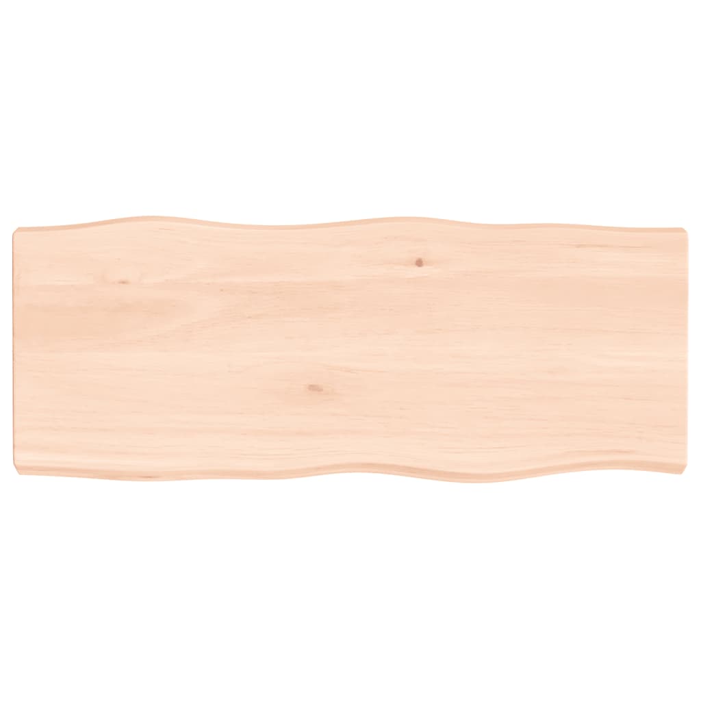 Table Top 100x40x(2-6) cm Untreated Solid Wood Live Edge