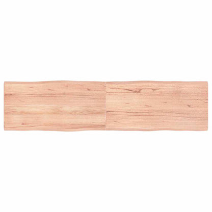 Table Top Light Brown 160x40x(2-4) cm Live Edge