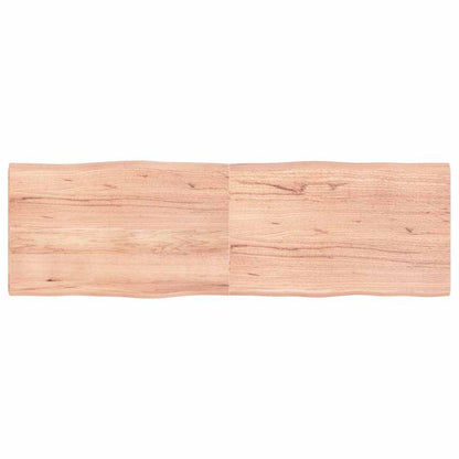 Table Top Light Brown 160x50x(2-4) cm Live Edge