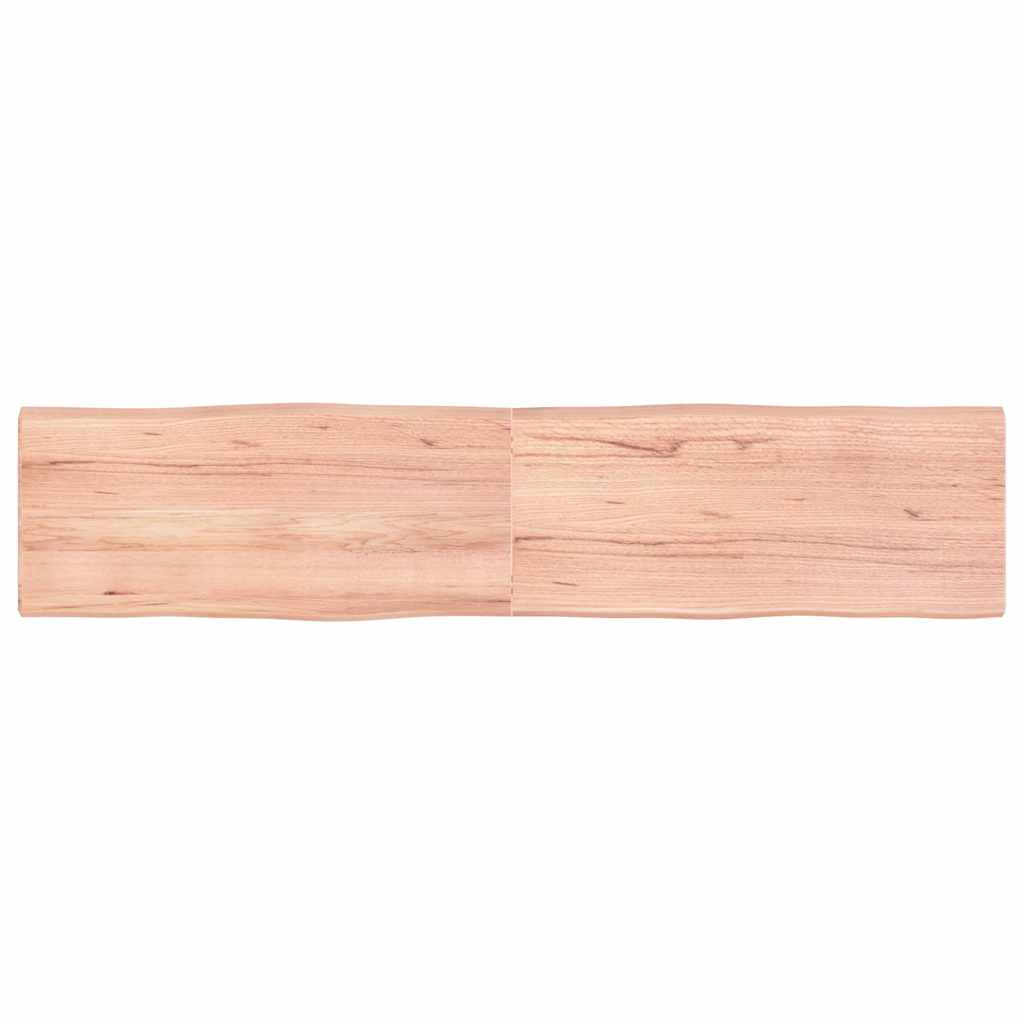 Table Top Light Brown 180x40x(2-4) cm Live Edge