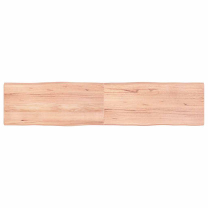 Table Top Light Brown 180x40x(2-4) cm Live Edge