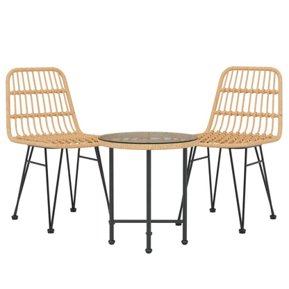 Garden Dining Set | Black | Steel | Compact | Durable | Garden Dining Set