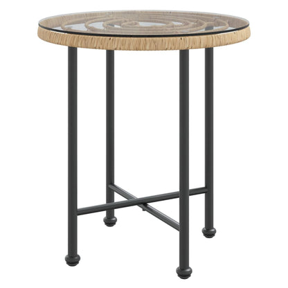 Garden Dining Set | Black | Steel | Compact | Durable | Garden Dining Set