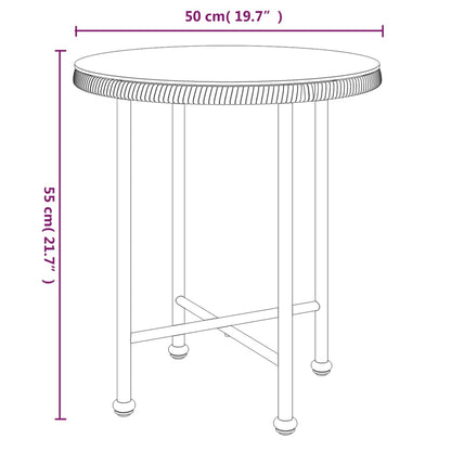 Garden Dining Set | Black | Steel | Compact | Durable | Garden Dining Set