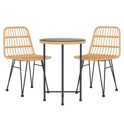 Garden Dining Set | Black | Steel | Garden Dining Set | Round | Modern