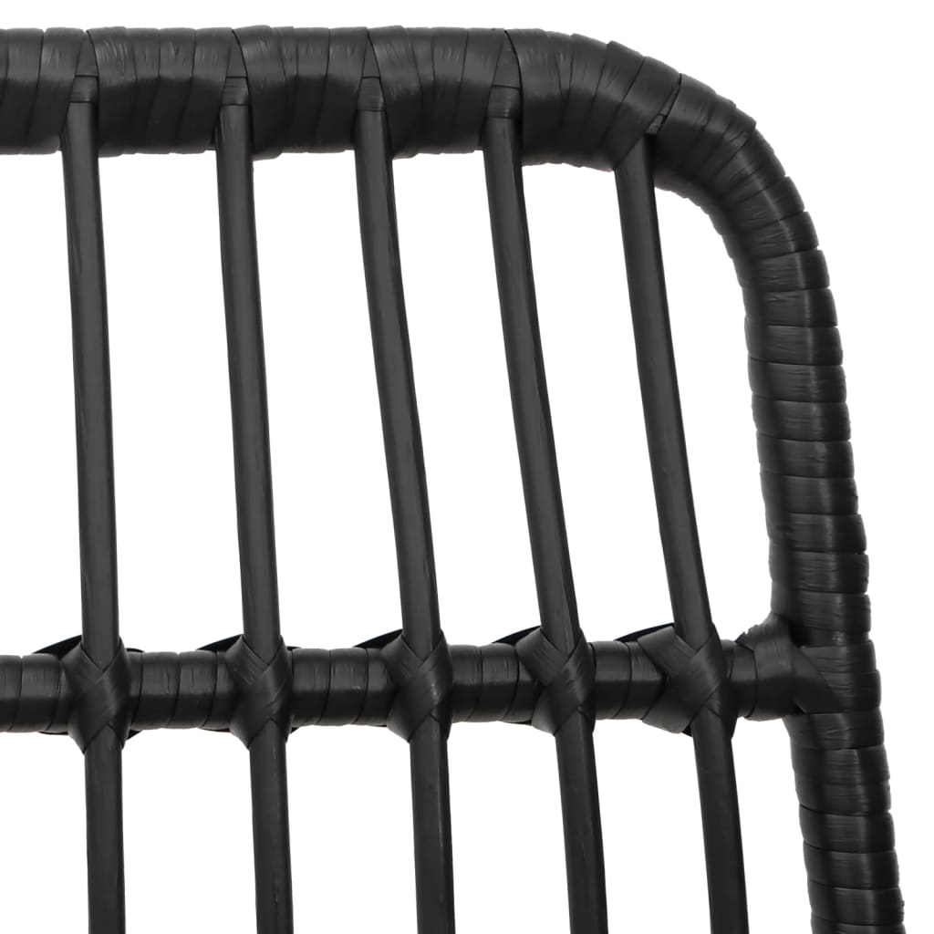 Garden Dining Set | Black | Steel | Medium | Durable | Garden Dining Set