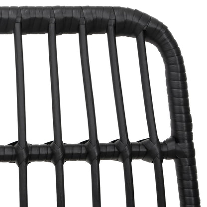 Garden Dining Set | Black | Steel | Medium | Durable | Garden Dining Set