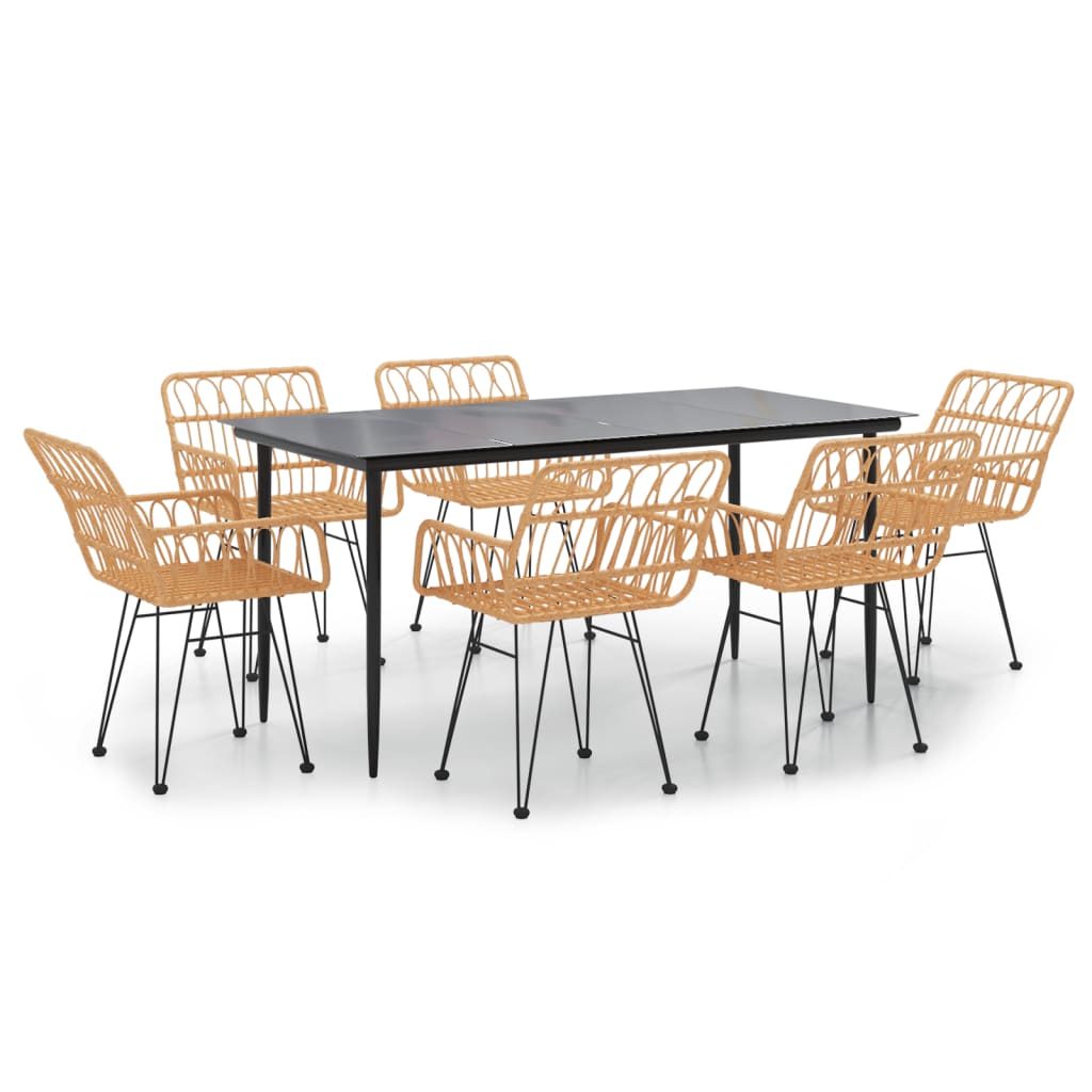 Garden Dining Set | Black