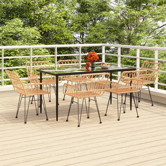 Garden Dining Set | Black