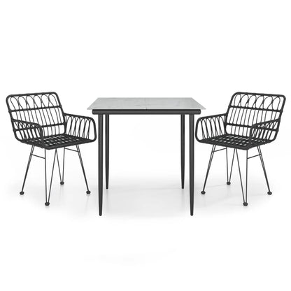 Garden Dining Set | Black