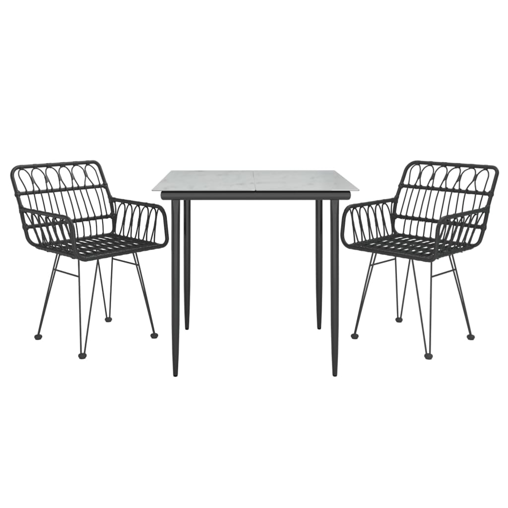 Garden Dining Set | Black