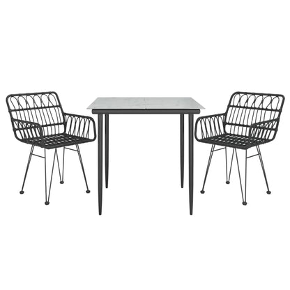 Garden Dining Set | Black