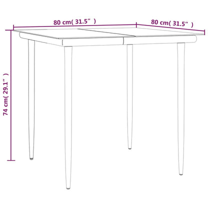Garden Dining Set | Black