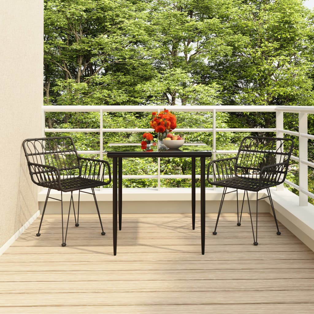 Garden Dining Set | Black