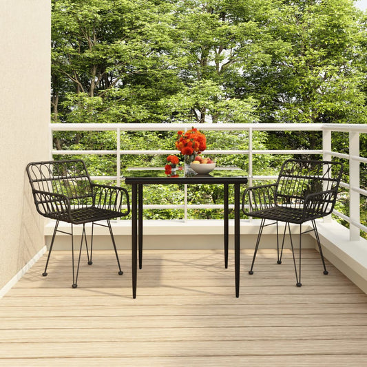 Garden Dining Set | Black