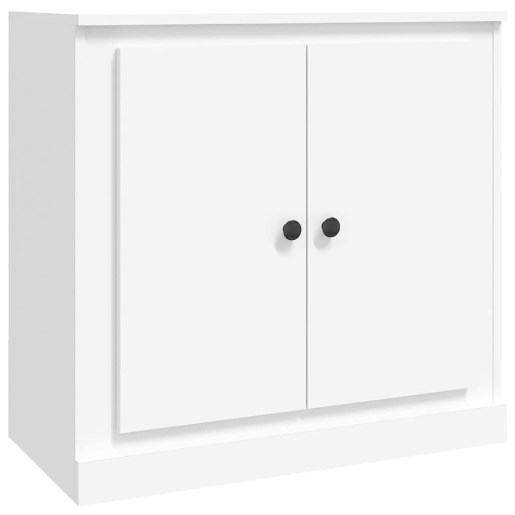 Sideboards 3 pcs White Engineered Wood