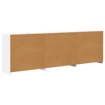 Sideboards 3 pcs White Engineered Wood