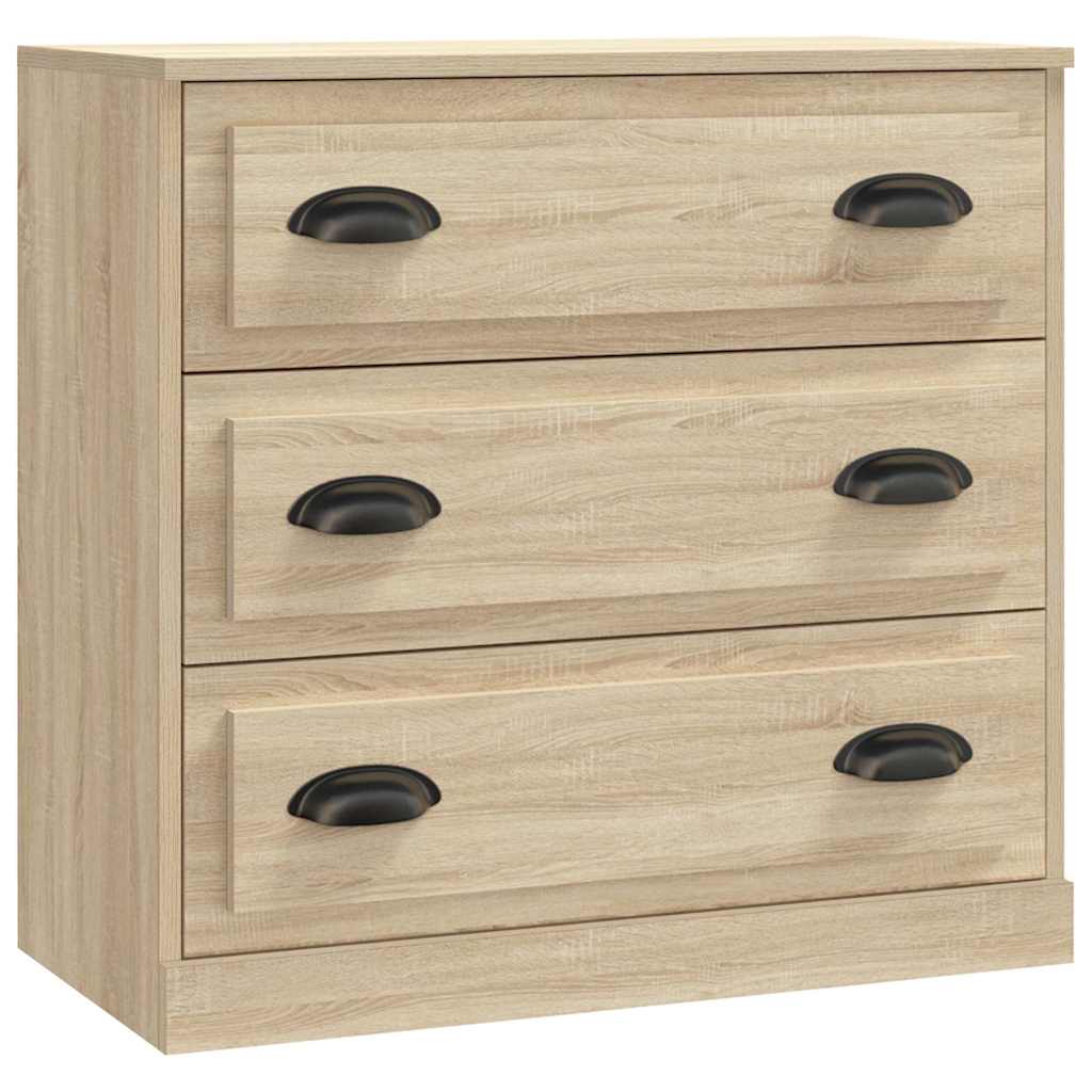 Sideboards 3 pcs Sonoma Oak Engineered Wood