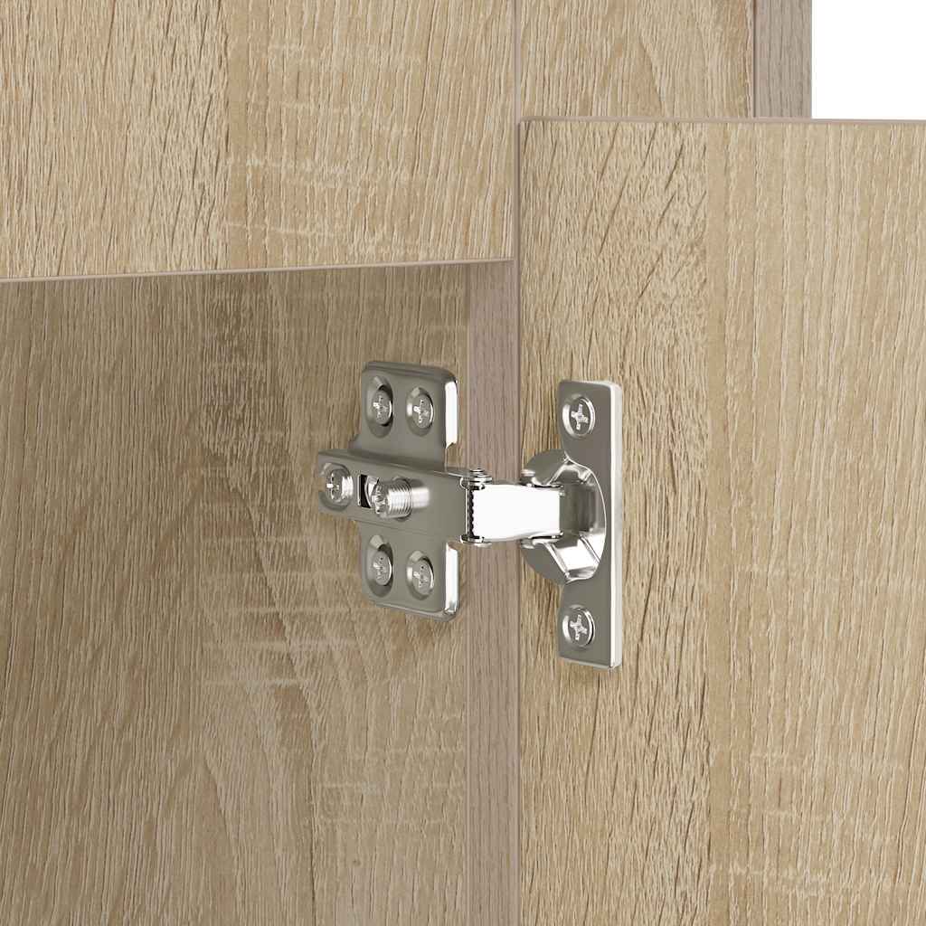 Sideboards 3 pcs Sonoma Oak Engineered Wood