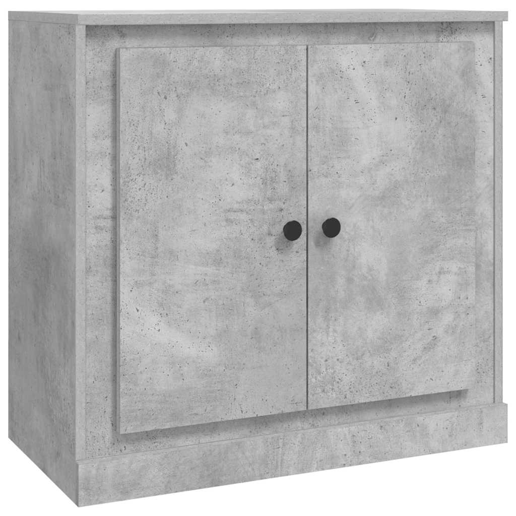 Sideboards 3 pcs Concrete Grey Engineered Wood