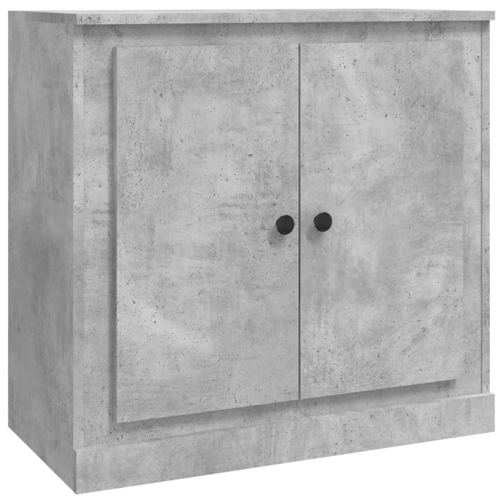 Sideboards 3 pcs Concrete Grey Engineered Wood