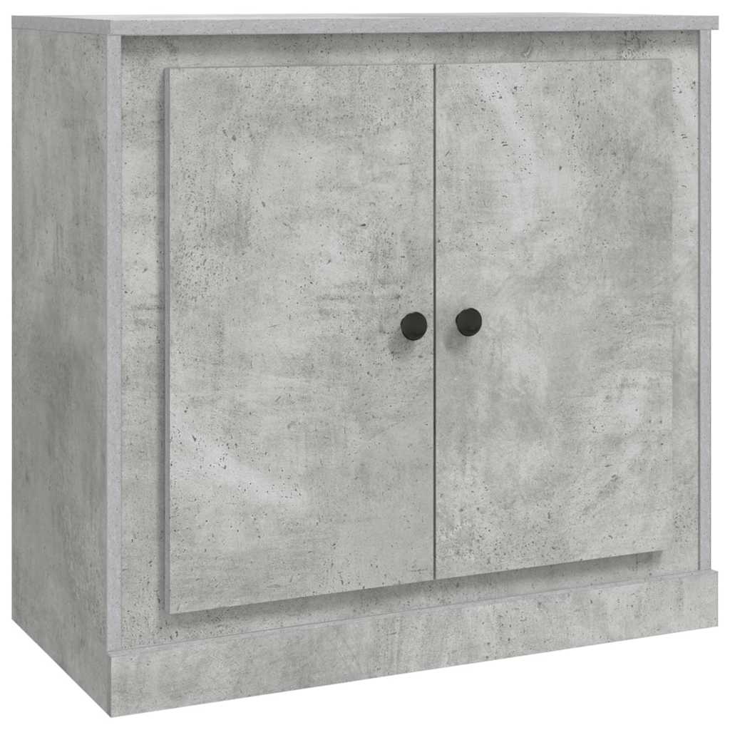 Sideboards 3 pcs Concrete Grey Engineered Wood