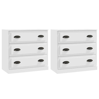 Sideboard |  Set of 2 | White | Engineered Wood | Medium | Sideboard