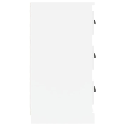 Sideboard | Set of 2 | High Gloss White | Engineered Wood | Medium