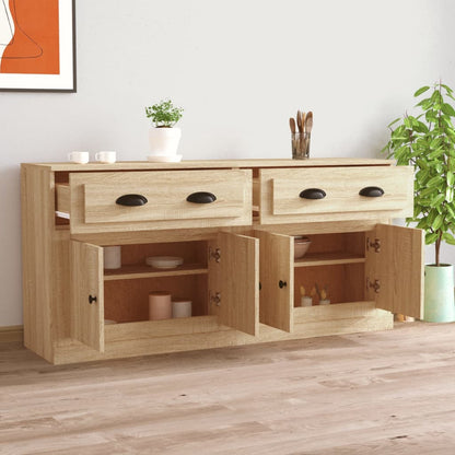 Sideboards 2 pcs Sonoma Oak Engineered Wood