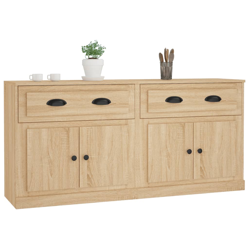 Sideboards 2 pcs Sonoma Oak Engineered Wood