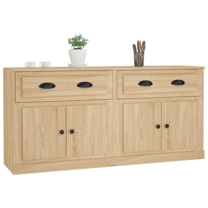 Sideboards 2 pcs Sonoma Oak Engineered Wood