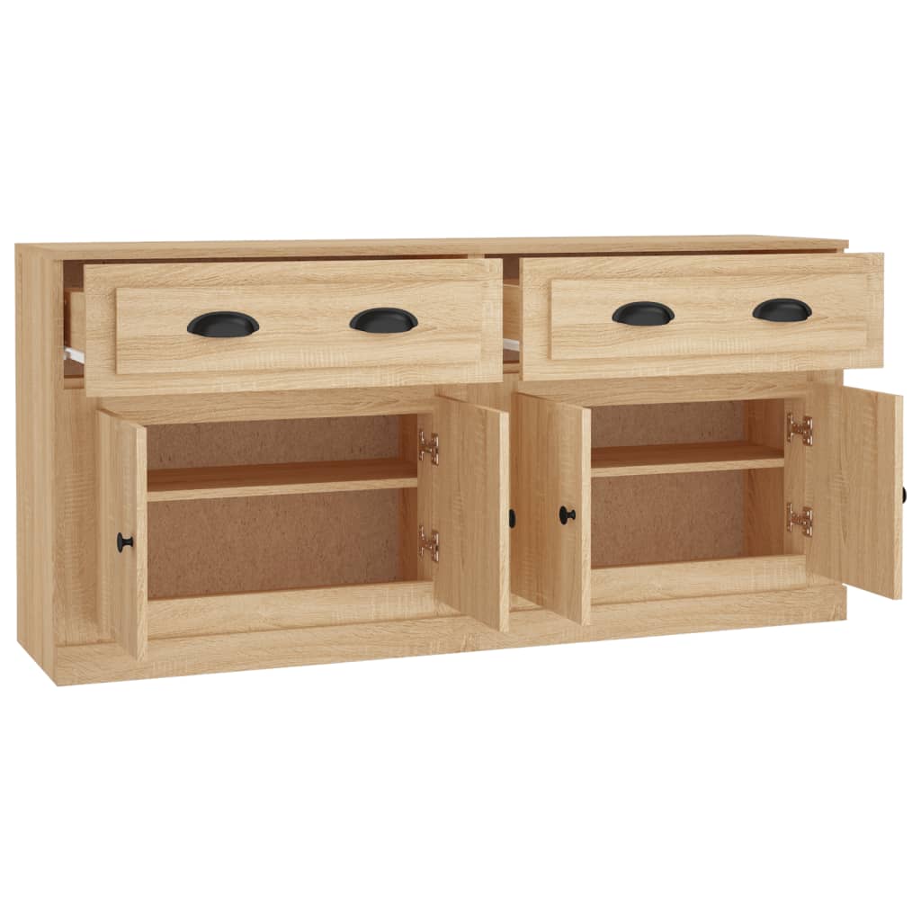 Sideboards 2 pcs Sonoma Oak Engineered Wood