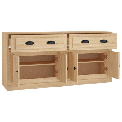 Sideboards 2 pcs Sonoma Oak Engineered Wood